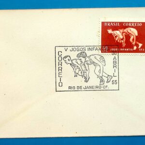 Envelope PVT 1955 Jogos Infantis Crianca CBC RJ