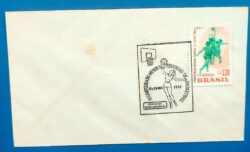 Envelope PVT 1957 Campeonato Mundial de Basquete Feminino Mulher CBC RJ