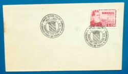 Envelope PVT 1957 Cidade de Sao Carlos Conde de Pinhal Brasao CBC SP