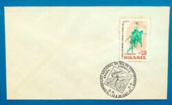 Envelope PVT 1957 Exposicao de Selos Desportivos Basquete Mulher CBC DF