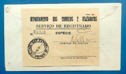Envelope PVT 1958 Marechal Osorio MIlitar Quadra Registrado CBC RJ