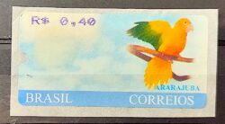 SE 18 Selo Etiqueta Ararajuba Automato 2000