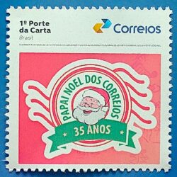 SI 45 Selo Institucional 35 Anos Papai Noel dos Correios Natal 2024
