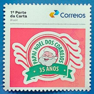 SI 45 Selo Institucional 35 Anos Papai Noel dos Correios Natal 2024