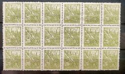 Selo Regular RHM 461 Netinha Petroleo 2 cts Filigrana Q 1947 18 Unidades