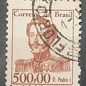 Selo Regular RHM 524 Vultos Celebres Dom Pedro Monarquia 1965 Circulado 13