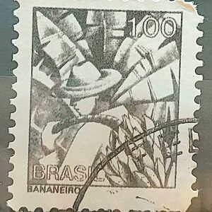 Selo Regular RHM 564 Profissao Bananeiro Banana 1976 Circulado 1