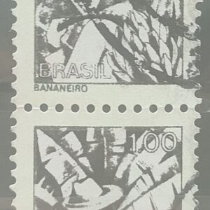 Selo Regular RHM 577 Profissao Bananeiro Banana Moldura FSF 1979 Dupla Circulado 2