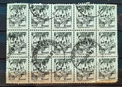 Selo Regular RHM 588 Profissao Quebra do Babacu Com FSF 1979 Circulado 15 Unidades 2