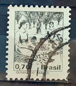 Selo Regular RHM 588 Profissao Quebra do Babacu Com FSF 1979 Circulado 6