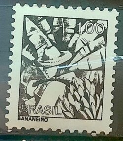Selo Regular RHM 590 Profissao Bananeiro Banana Com FSF 1979