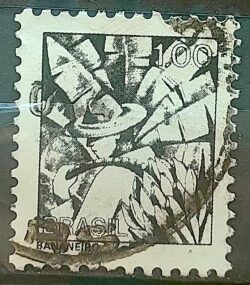 Selo Regular RHM 590 Profissao Bananeiro Banana Com FSF 1979 Circulado 1