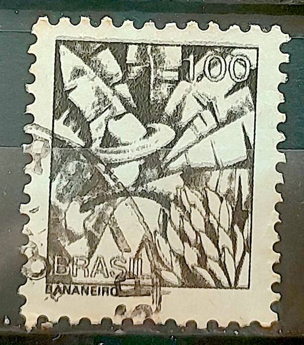 Selo Regular RHM 590 Profissao Bananeiro Banana Com FSF 1979 Circulado 5