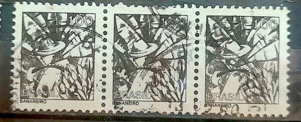 Selo Regular RHM 590 Profissao Bananeiro Banana Com FSF 1979 Terno Circulado 2