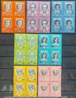 C 4173 Selo Mulheres Pioneiras das Ciencias Brasileiras 2024 Quadra Serie Completa