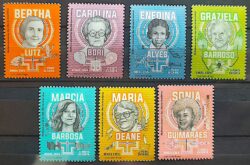C 4173 Selo Mulheres Pioneiras das Ciencias Brasileiras 2024 Serie Completa