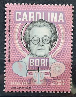 C 4174 Selo Mulheres Pioneiras das Ciencias Carolina Bori Psicologia 2024