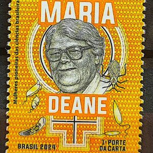 C 4178 Selo Mulheres Pioneiras das Ciencias Maria Deane Medica Protozoario 2024