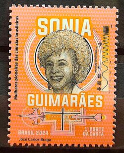 C 4179 Selo Mulheres Pioneiras das Ciencias Sonia Guimaraes Fisica Aviao Militar 2024