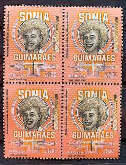 C 4179 Selo Mulheres Pioneiras das Ciencias Sonia Guimaraes Fisica Aviao Militar 2024 Quadra