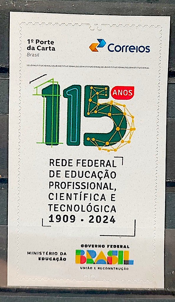 SI 47 Selo 115 Anos Rede Federal de Educacao Profissional Científica e Tecnologica 2024