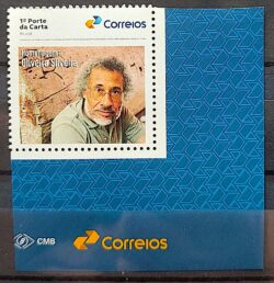SI 48 Selo Institucional Poeta Oliveira Silveira Literatura 2024 Vinheta Correios