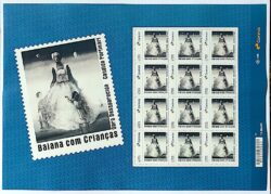 SI 55 Selo Institucional Obra Desaparecida Portinari Baiana Com Criancas Mulher Arte 2024 Folha