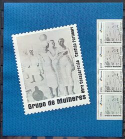 SI 53 Selo Institucional Obra Desaparecida Portinari Grupo de Mulheres Arte 2024 Porta-Retrato