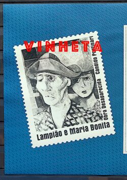 SI 56 Vinheta do Selo Institucional Obra Desaparecida Portinari Lampiao e Maria Bonita Arte 2024