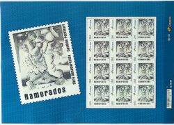 SI 54 Selo Institucional Obra Desaparecida Portinari Namorados Arte 2024 Folha