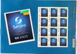 SI 58 Selo Institucional 60 Anos do SERPRO 2024 Folha