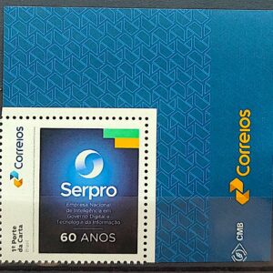 SI 58 Selo Institucional 60 Anos do SERPRO 2024 Vinheta Correios