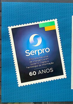 SI 58 Vinheta do Selo Institucional 60 Anos do SERPRO 2024