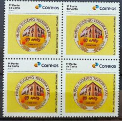 SI 62 Selo Institucional Museu Eugenio Teixeira Leal Bahia 2024 Quadra