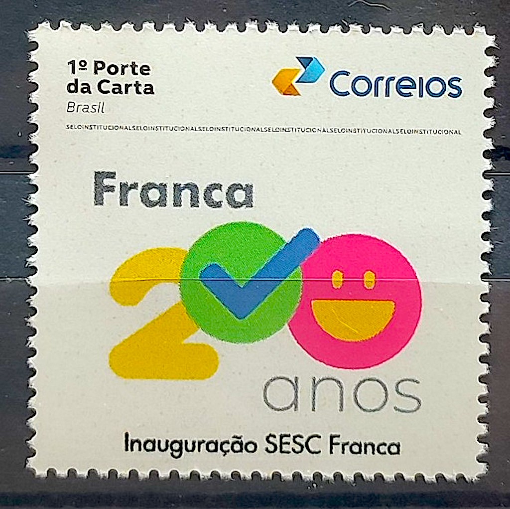 SI 61 Selo Institucional 200 Anos de SESC Franca 2024