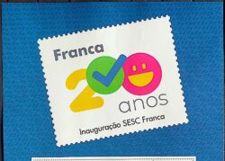 SI 61 Vinheta do Selo Institucional 200 Anos de SESC Franca 2024