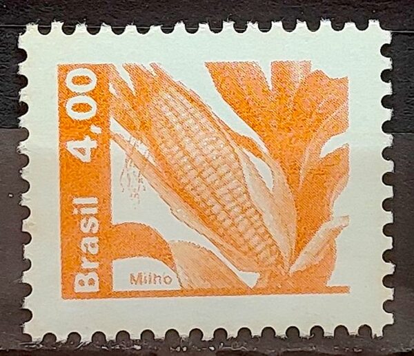 Selo Regular RHM 604 Recursos Economicos Milho 1980