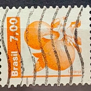 Selo Regular RHM 606 Recursos Economicos Fruta Laranja 1981 Circulado 1