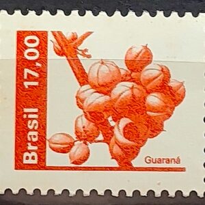 Selo Regular RHM 610 Recursos Economicos Fruta Guarana 1982