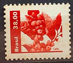 Selo Regular RHM 615 Recursos Economicos Cafe 1983