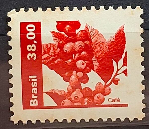 Selo Regular RHM 615 Recursos Economicos Cafe 1983