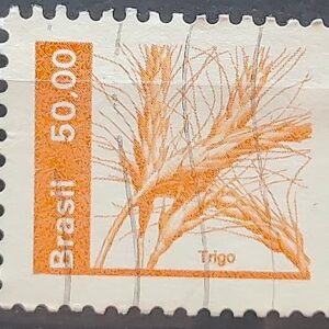 Selo Regular RHM 618 Recursos Economicos Trigo 1982 Circulado 1