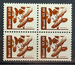 Selo Regular RHM 619 Recursos Economicos Amendoim 1983 Quadra
