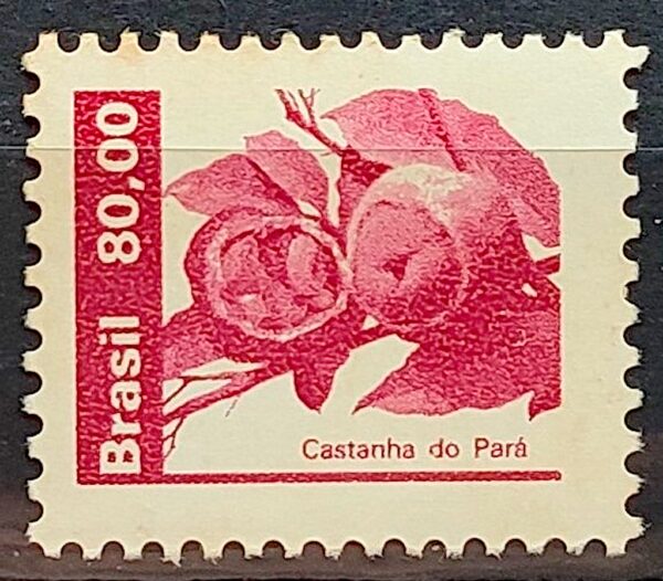 Selo Regular RHM 622 Recursos Economicos Castanha do Para 1984