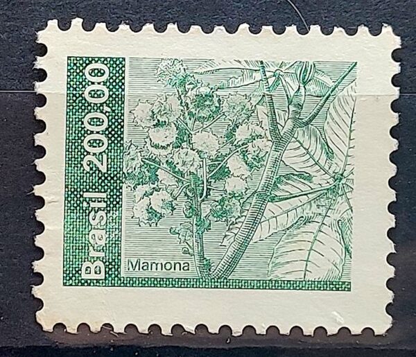 Selo Regular RHM 627 Recursos Economicos Mamona 1982