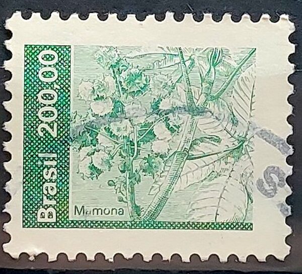 Selo Regular RHM 627 Recursos Economicos Mamona 1982 Circulado 2