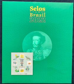 Colecao Anual de Selos do Brasil 2022