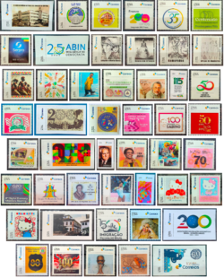 Colecao de Selos Institucionais 2024 – 48 Emissoes