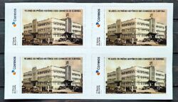 SI 64 Selo Institucional 90 Anos do Predio Historico dos Correios de Curitiba 2024 Quadra