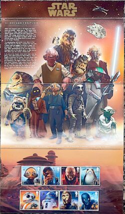 Selo Inglaterra 2017 Star Wars